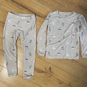 Kids Pajamas Set - bunny Print